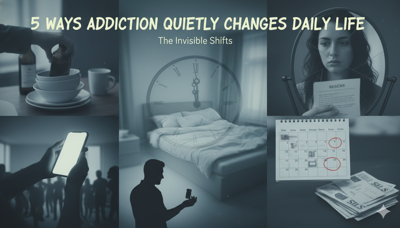 5 Ways Addiction Quietly Changes Daily Life