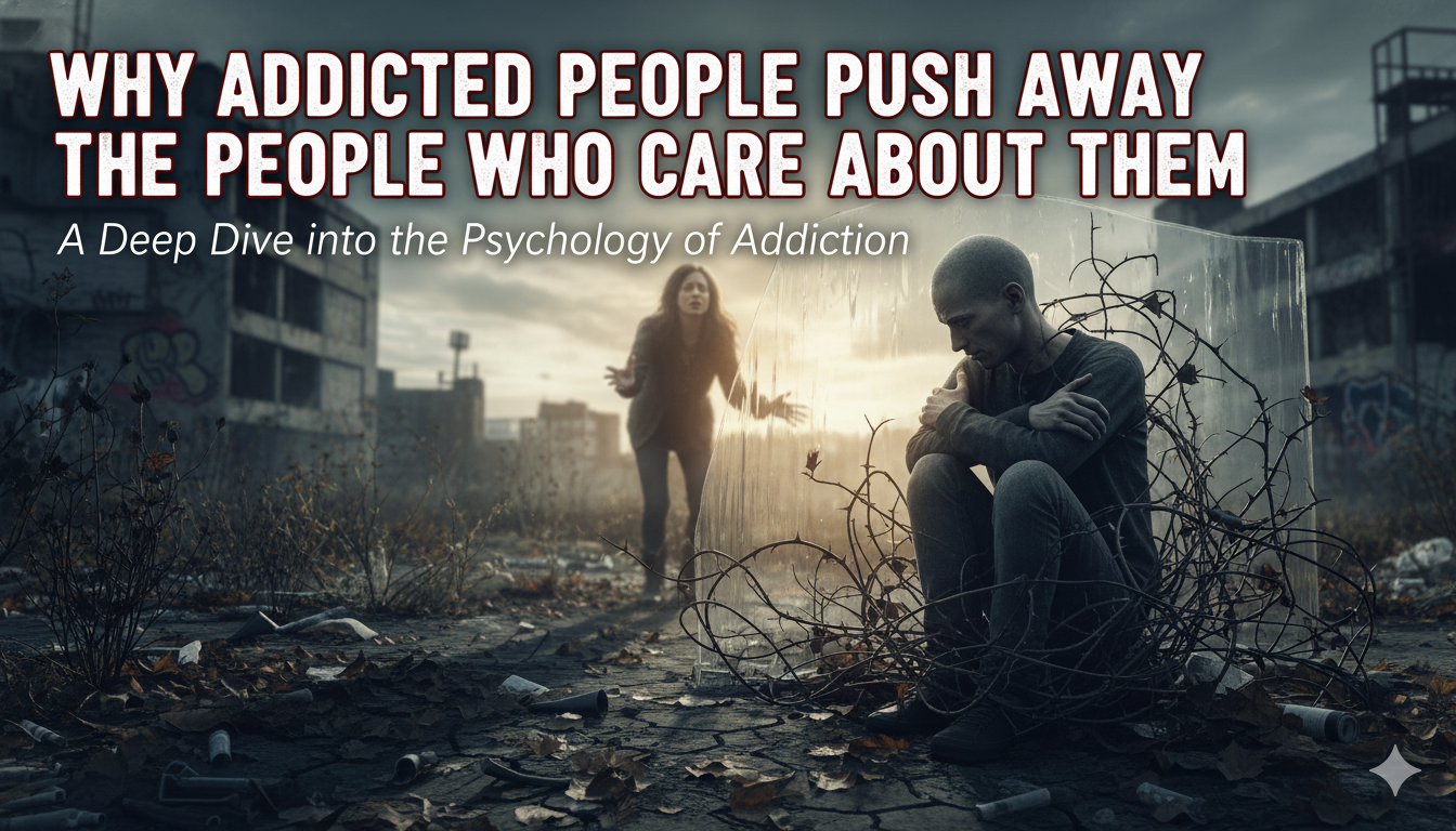 Why Addicted People Push Away the People Who Care About Them