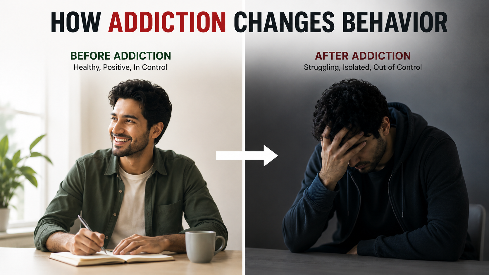How Addiction Slowly Changes a Person’s Behavior
