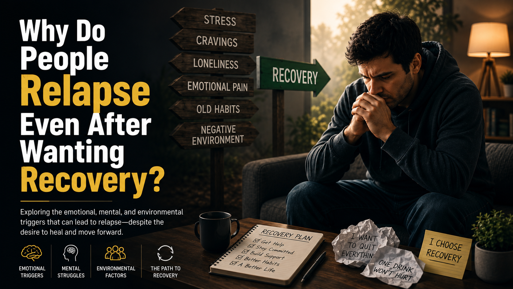 Why Do People Relapse Even After Wanting Recovery?